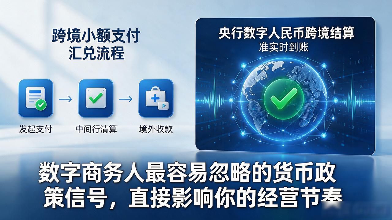数字商务人最容易忽略的货币政策信号，直接影响你的经营节奏