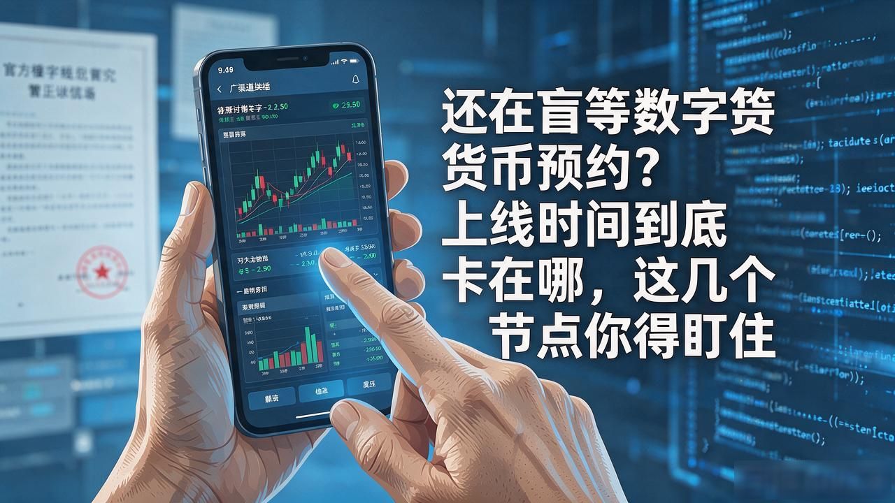 还在盲等数字货币预约？上线时间到底卡在哪，这几个节点你得盯住