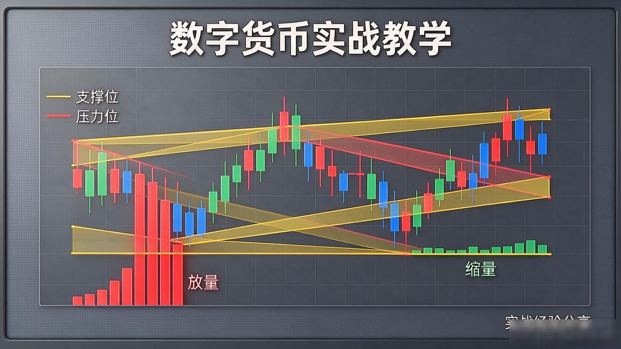 数字货币看K线别光背指标，这几条实战经验比教科书管用