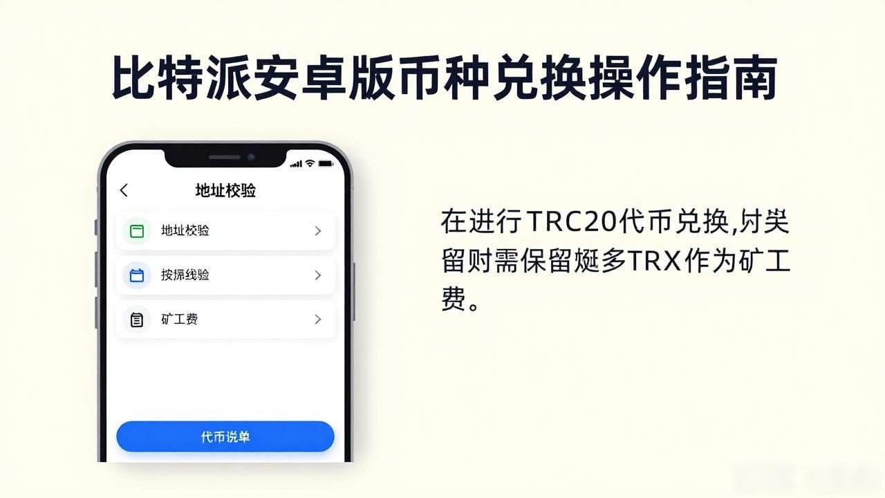 比特派安卓版币种兑换操作指南