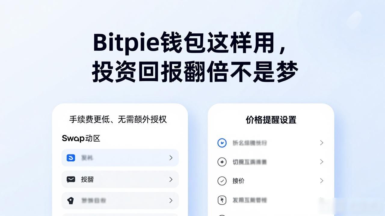 Bitpie钱包这样用，投资回报翻倍不是梦