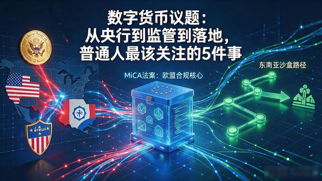 数字货币议题大全：从央行到监管到落地，普通人最该关注的5件事