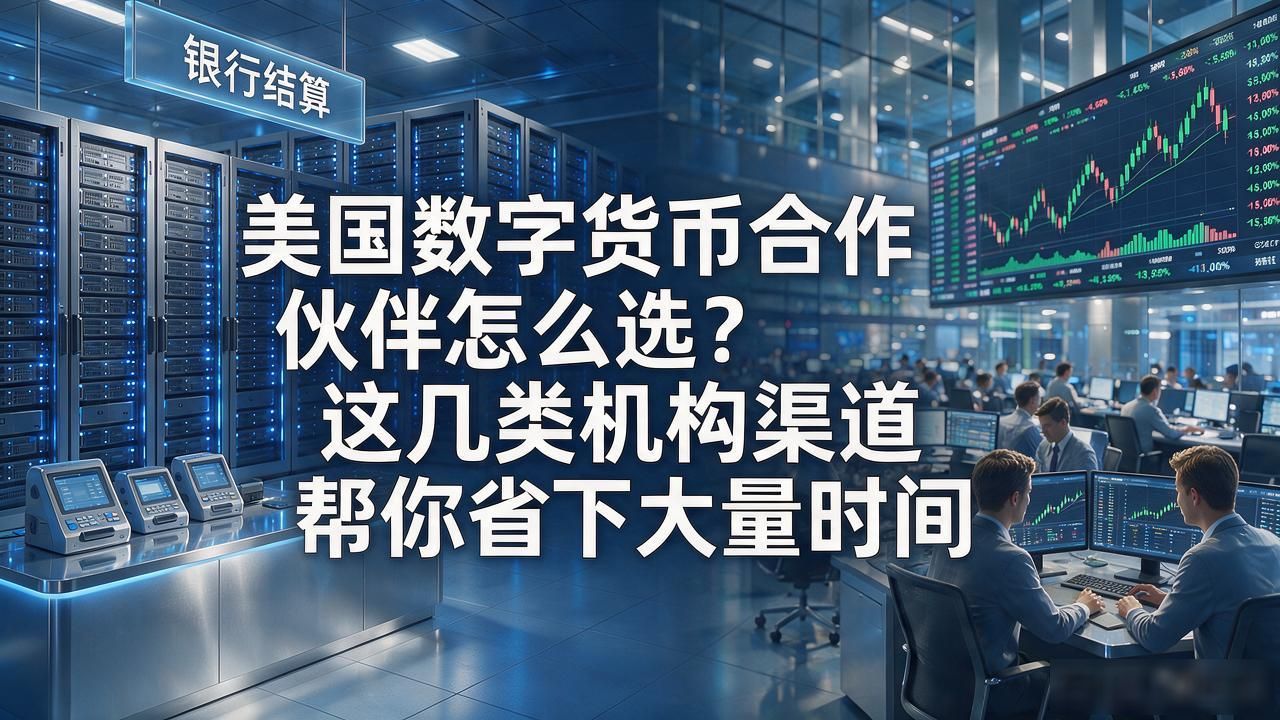 美国数字货币合作伙伴怎么选？这几类机构渠道帮你省下大量时间