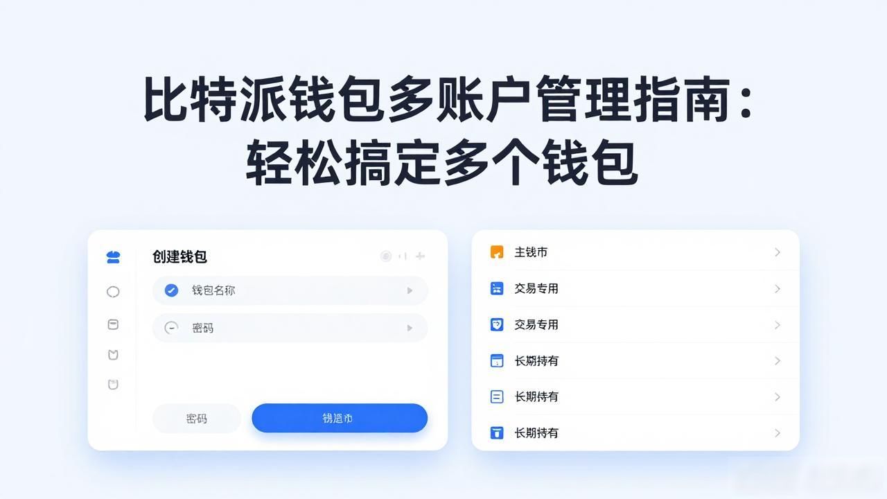 比特派钱包多账户管理指南：轻松搞定多个钱包