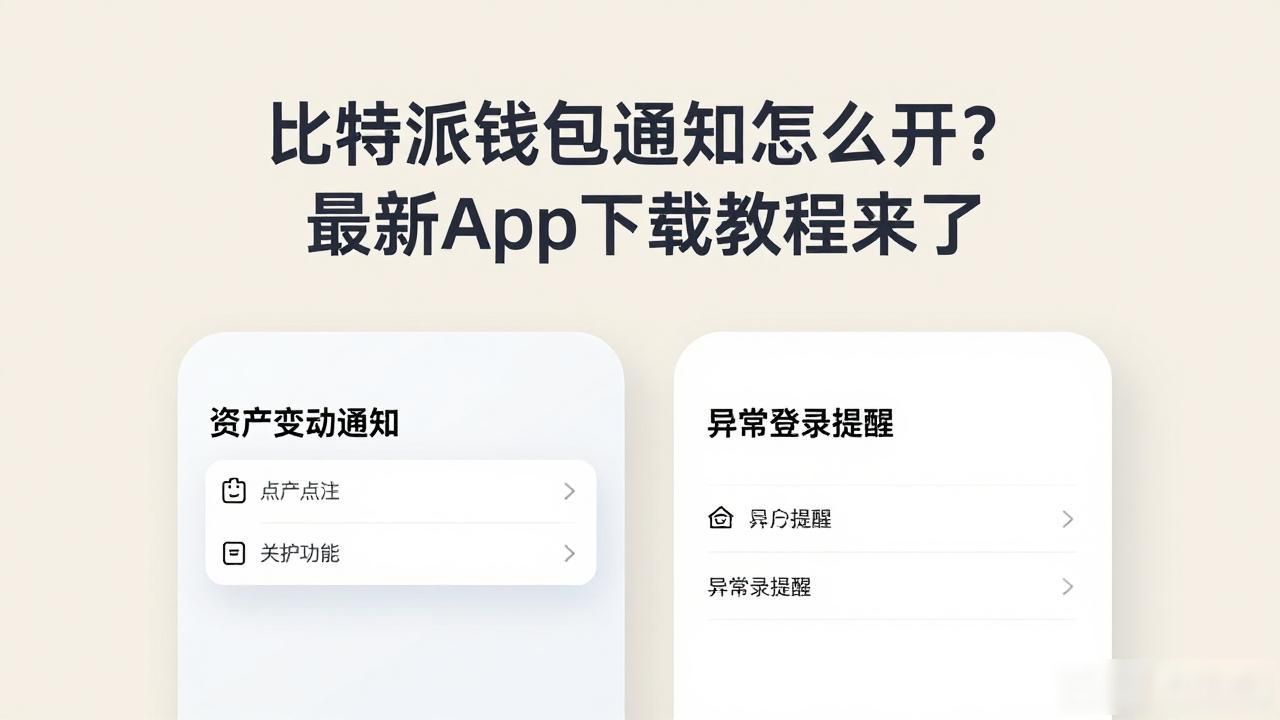 比特派钱包通知怎么开？最新App下载教程来了