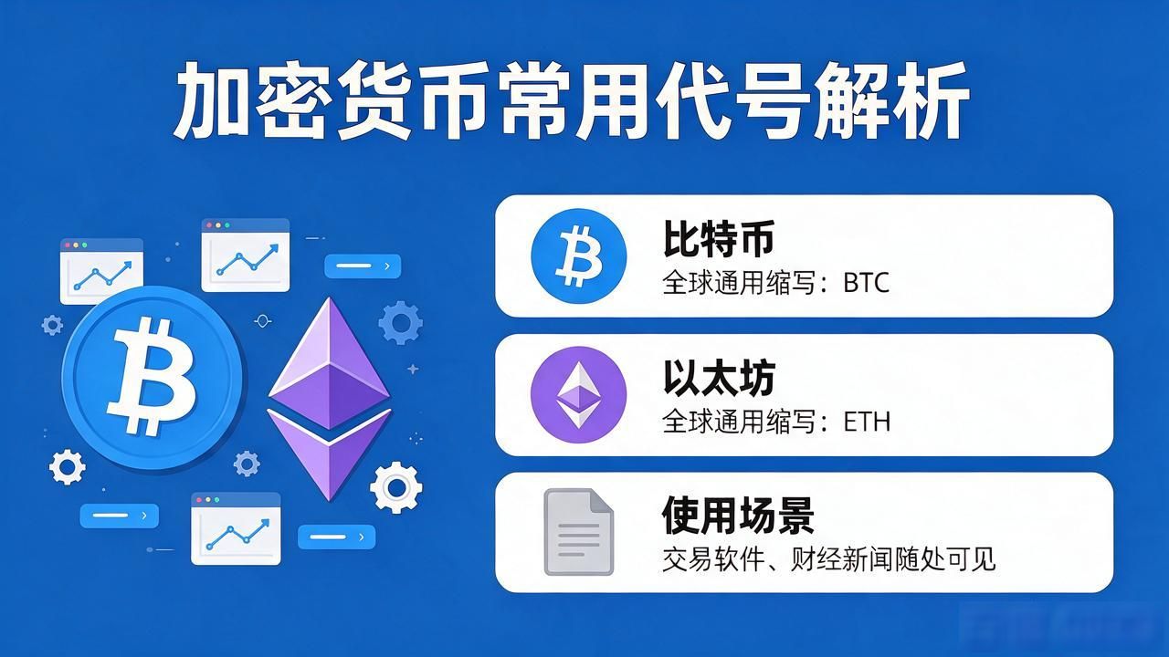 美国数字货币缩写大全：数字美元、加密货币常用代号解析