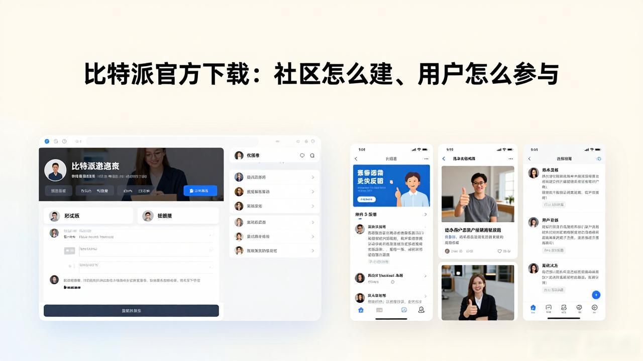 比特派官方下载：社区怎么建、用户怎么参与