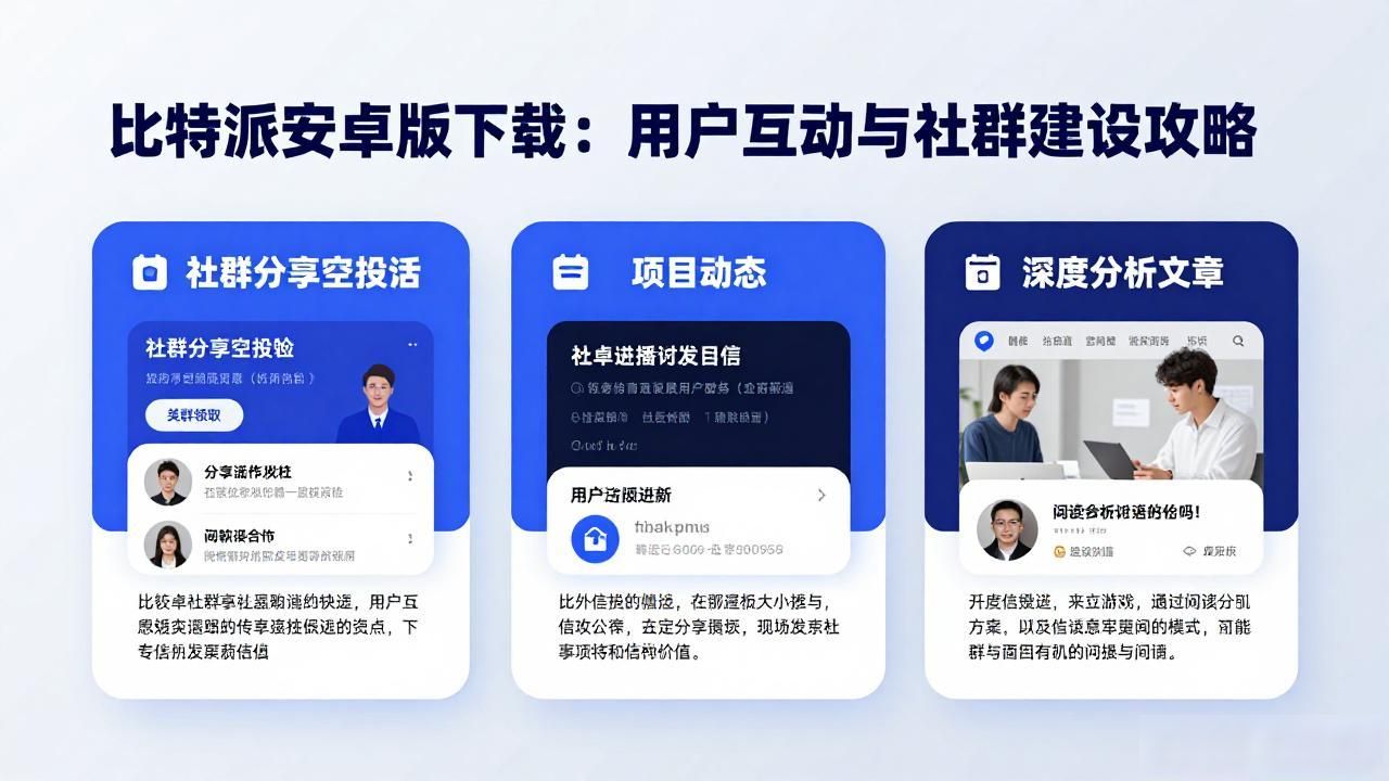 比特派安卓版下载：用户互动与社群建设攻略