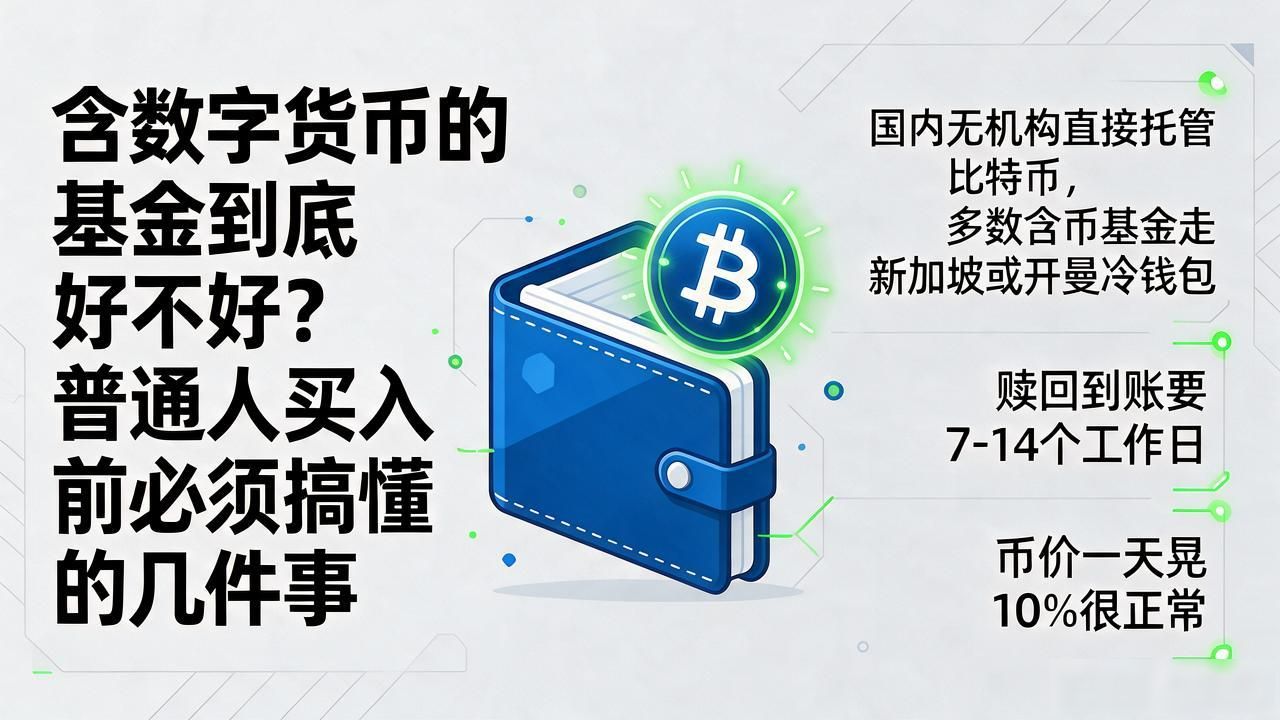 含数字货币的基金到底好不好？普通人买入前必须搞懂的几件事