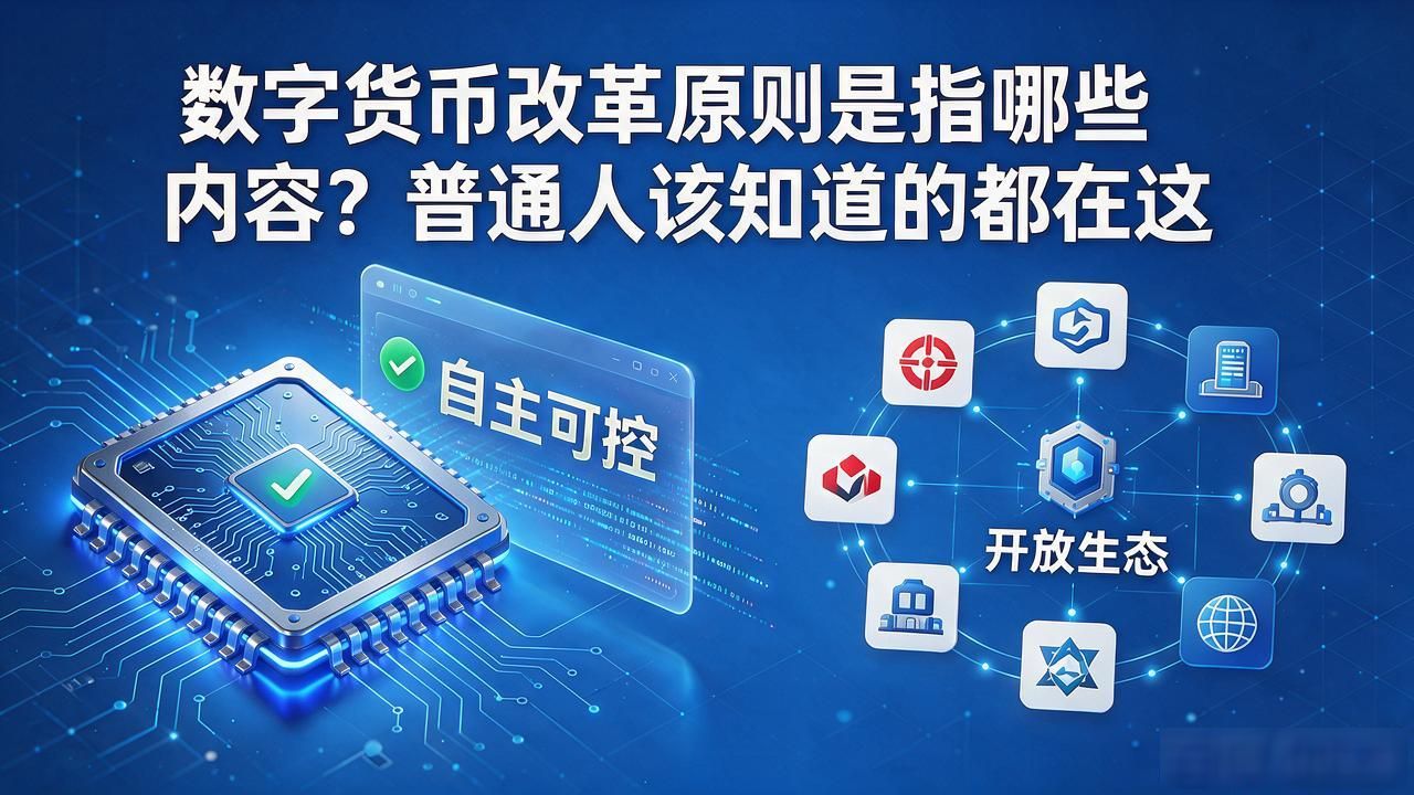 数字货币改革原则是指哪些内容？普通人该知道的都在这