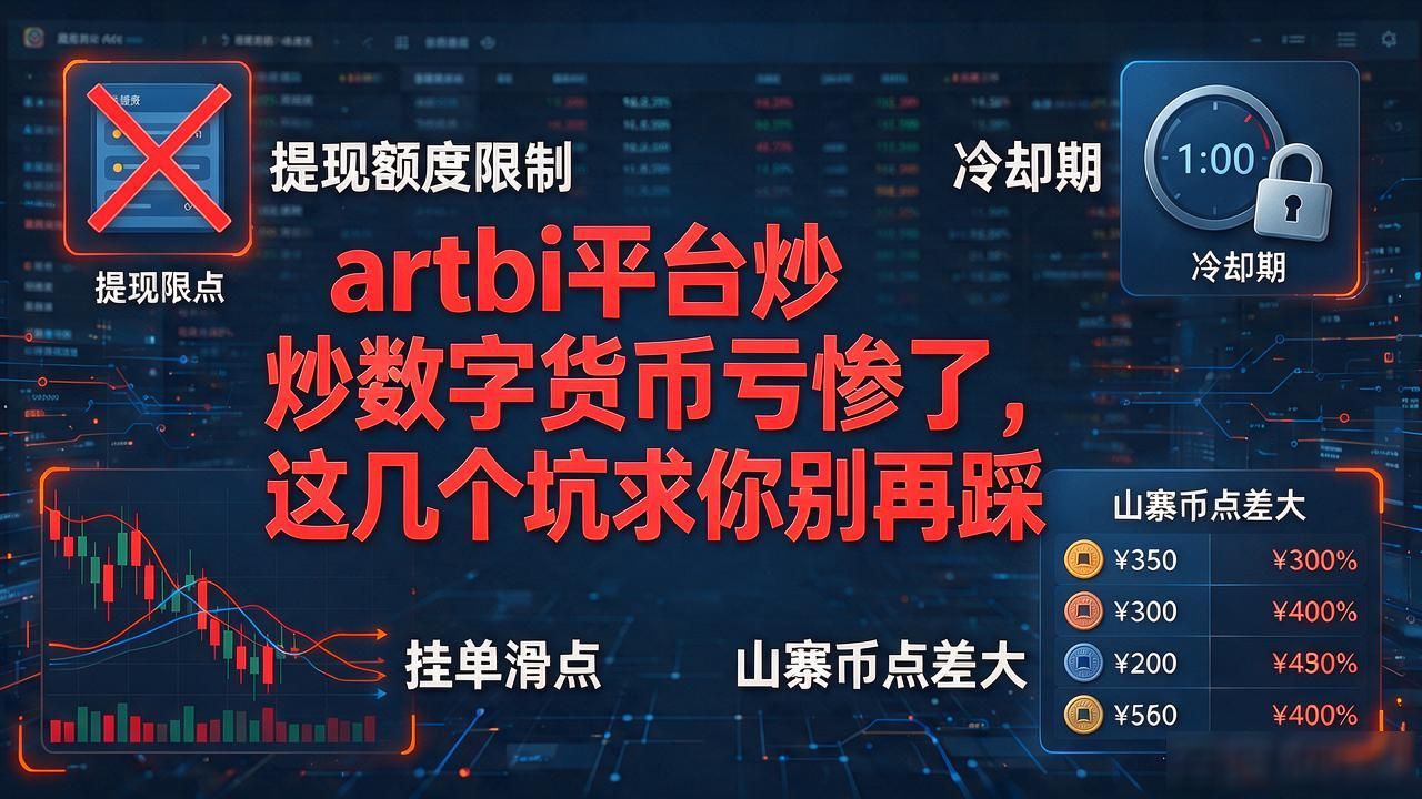 artbi平台炒数字货币亏惨了，这几个坑求你别再踩