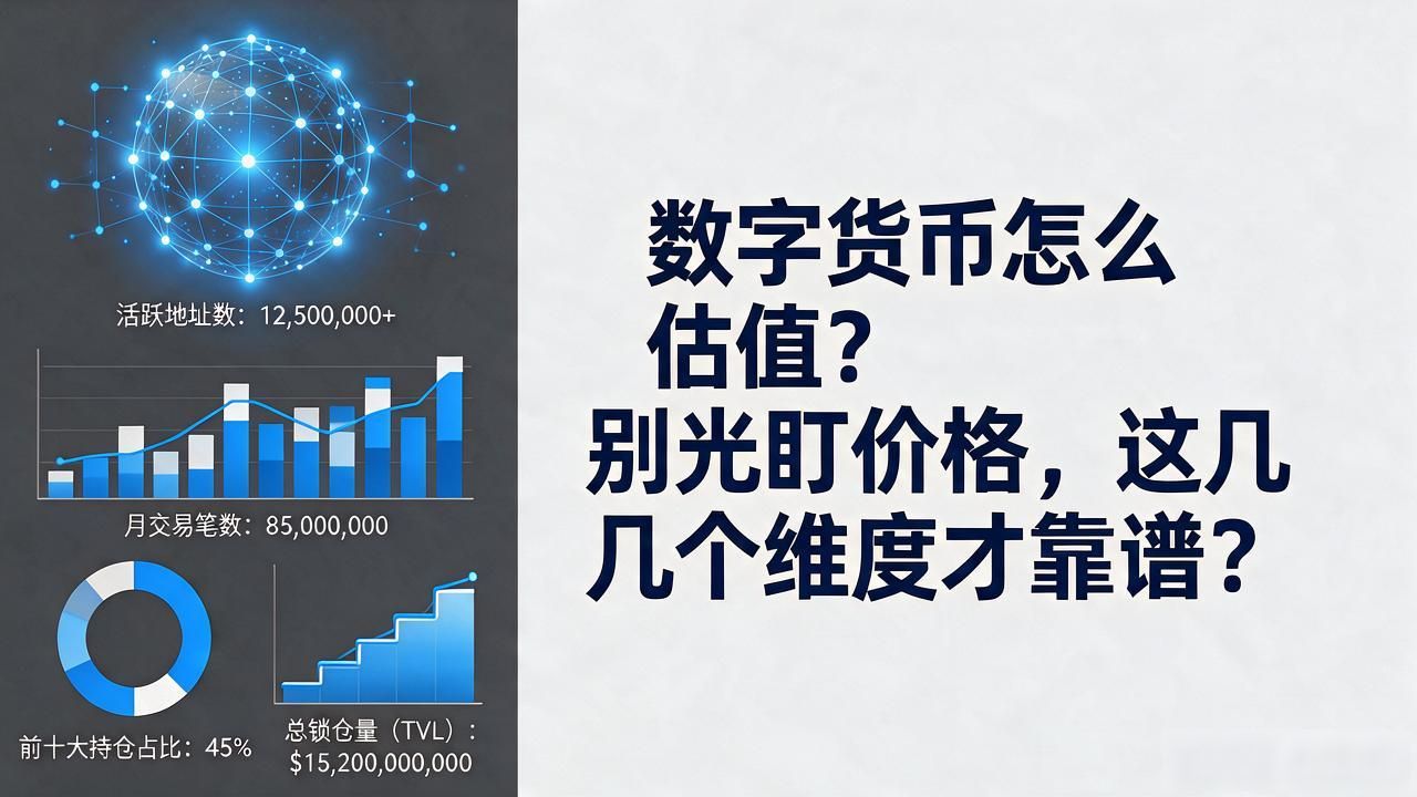 数字货币怎么估值？别光盯价格，这几个维度才靠谱