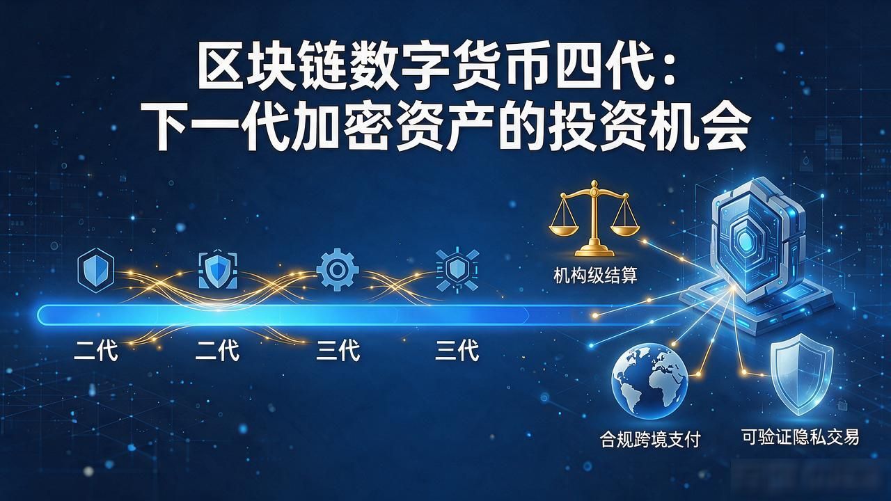 区块链数字货币四代：下一代加密资产的投资机会