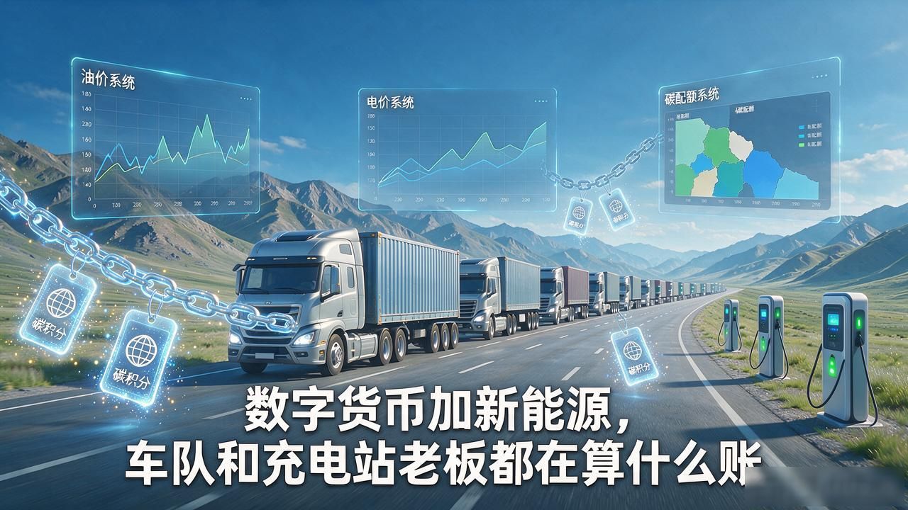 数字货币加新能源，车队和充电站老板都在算什么账