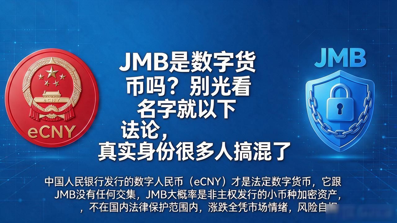 JMB是数字货币吗？别光看名字就下结论，真实身份很多人搞混了