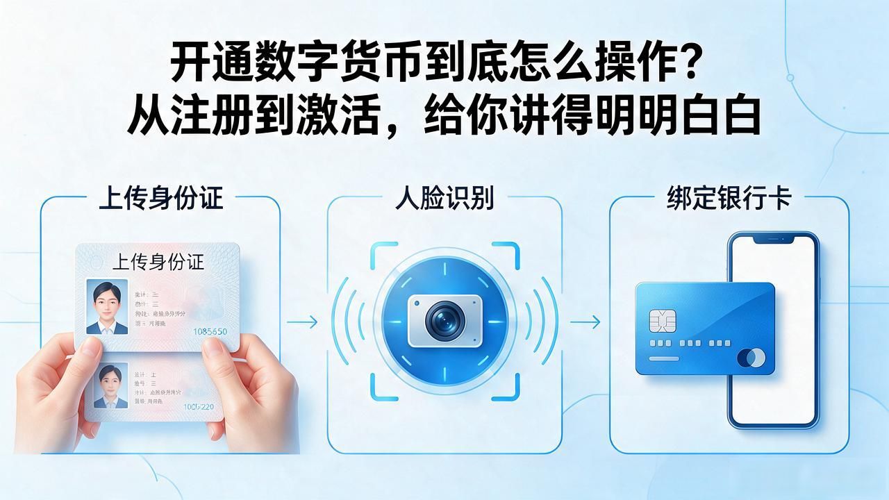 开通数字货币到底怎么操作？从注册到激活，给你讲得明明白白