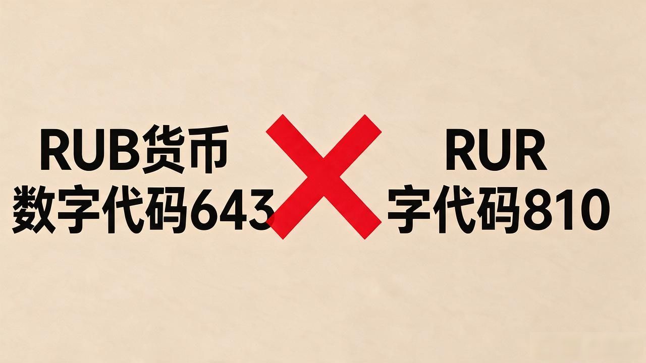RUB货币数字代码643是啥意思？做跨境汇款和外贸结算前必须搞懂