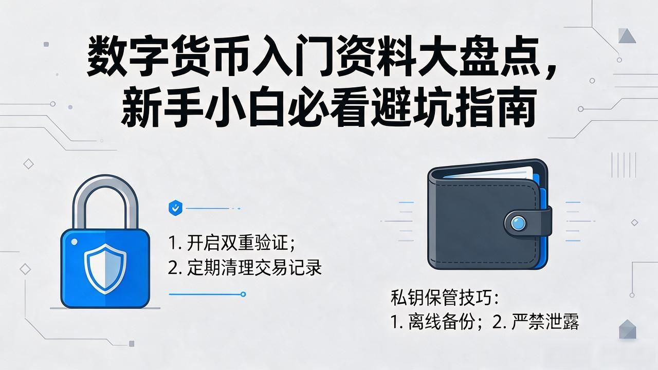 数字货币入门资料大盘点，新手小白必看避坑指南