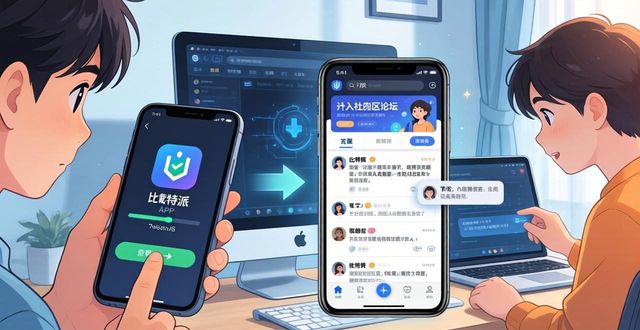 比特派最新版下载后，这样加入社区讨论