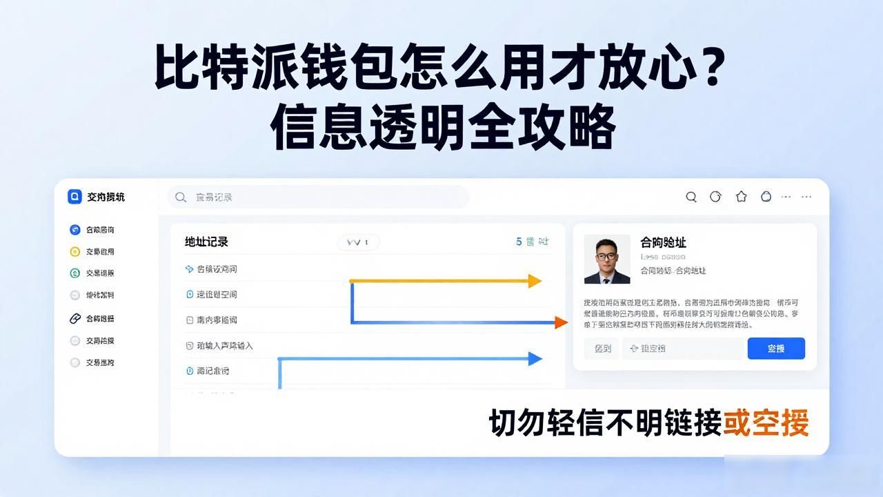 比特派钱包怎么用才放心？信息透明全攻略