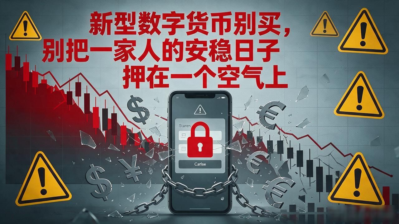 新型数字货币别买，别把一家人的安稳日子押在一个空气上