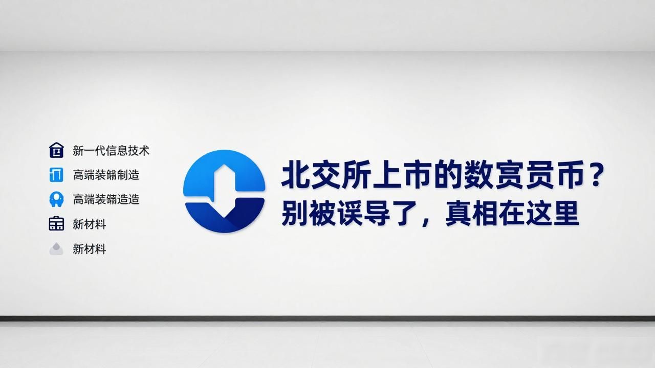 北交所上市的数字货币？别被误导了，真相在这里