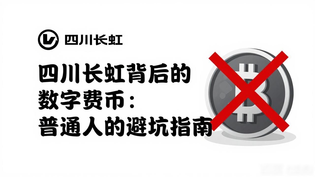 四川长虹背后的数字货币：普通人的避坑指南