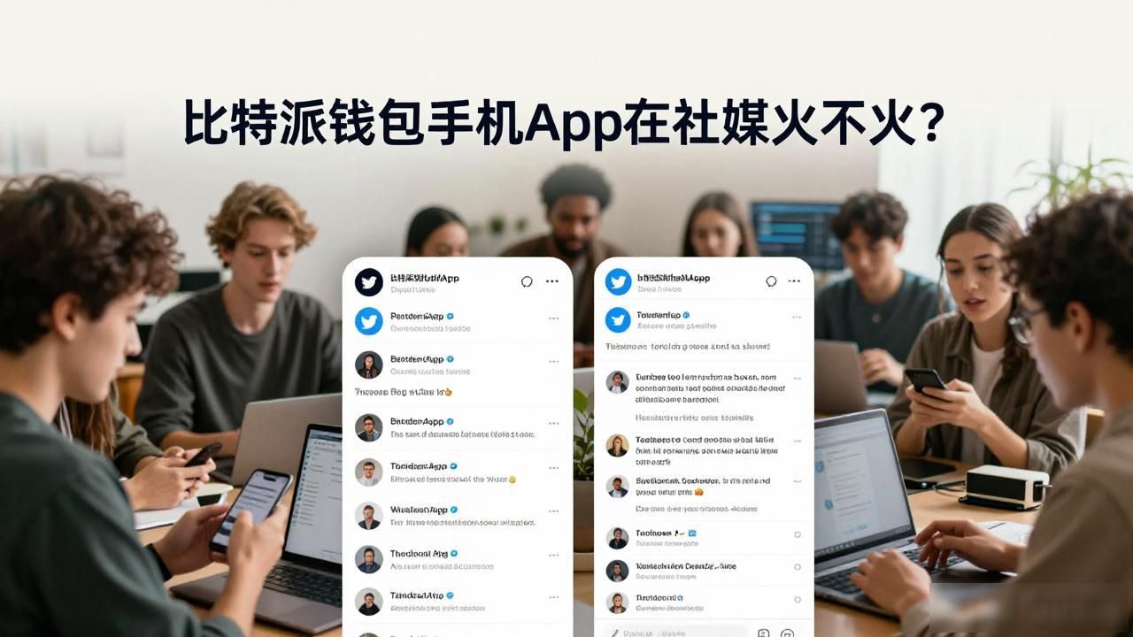 比特派钱包手机App在社媒火不火？