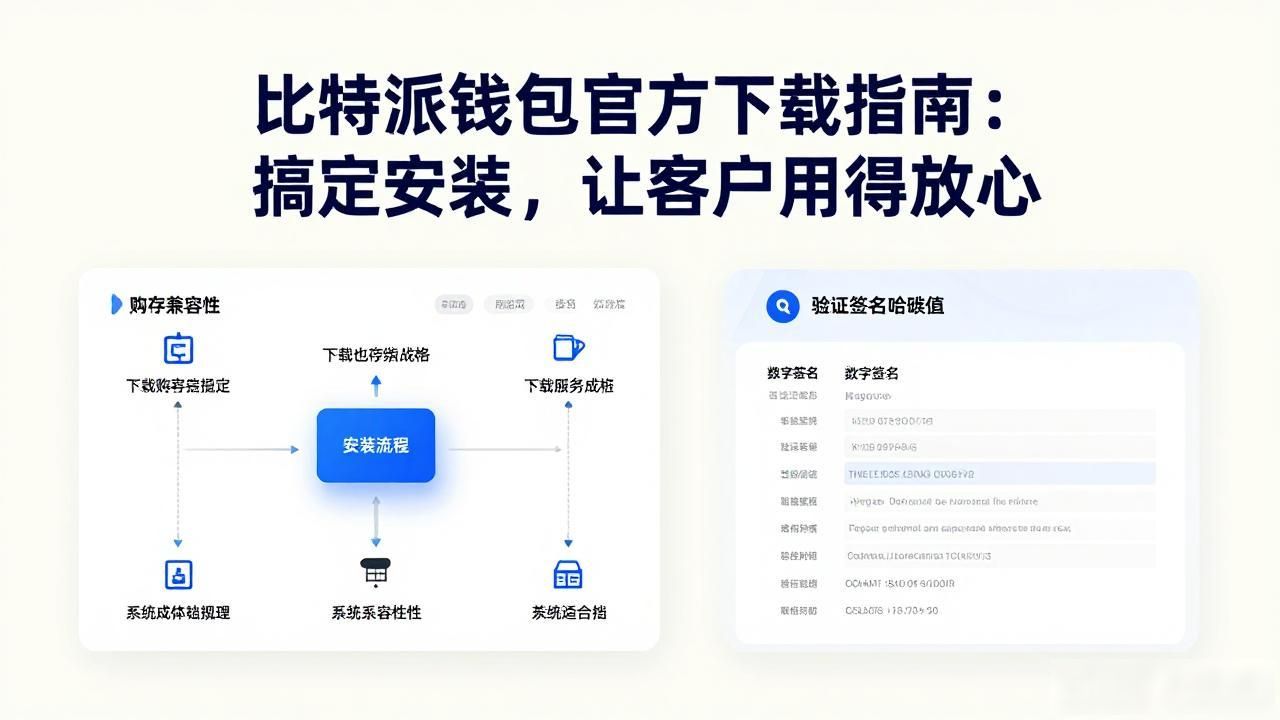 比特派钱包官方下载指南：搞定安装，让客户用得放心