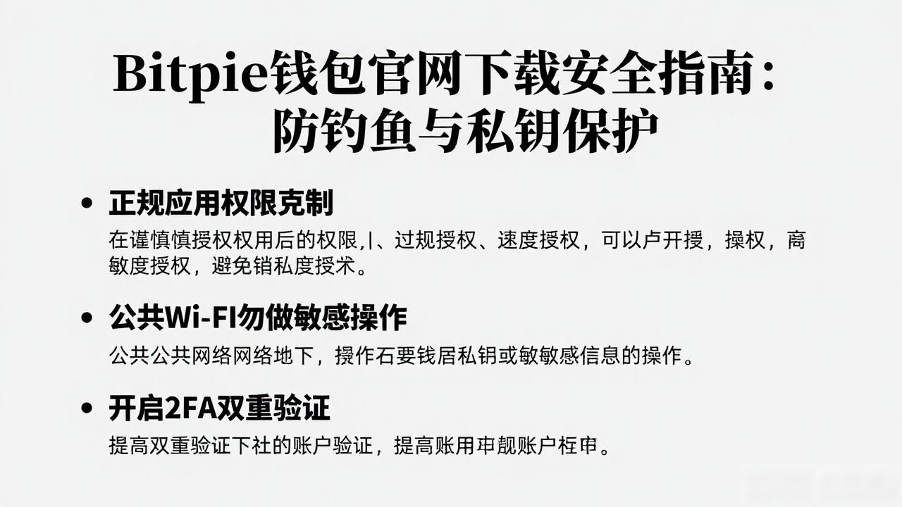 Bitpie钱包官网下载安全指南：防钓鱼与私钥保护