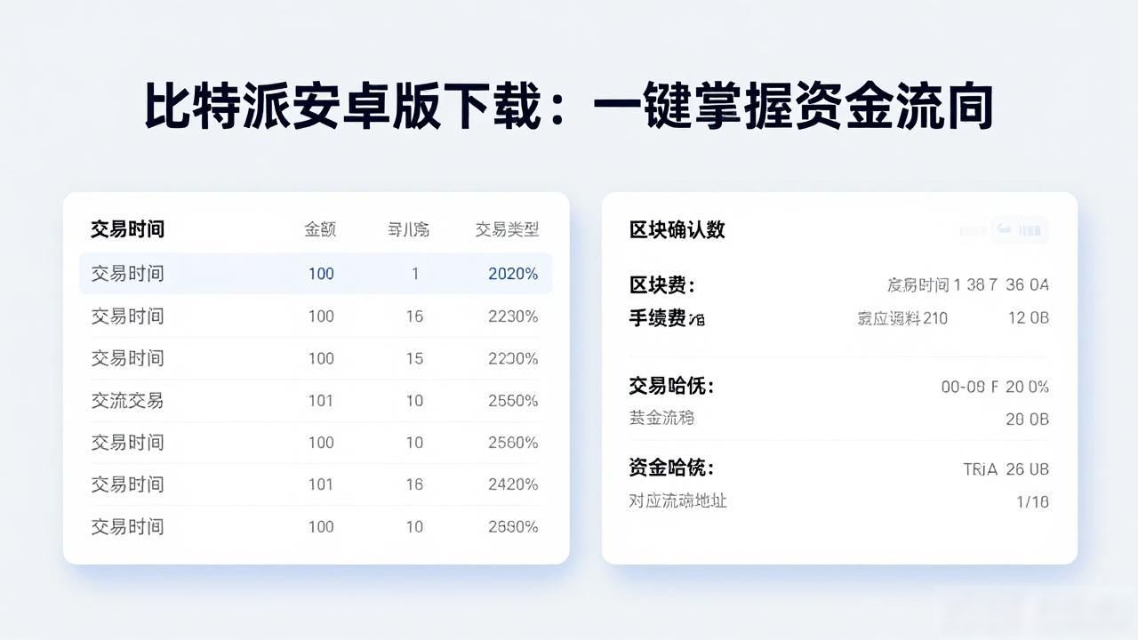 比特派安卓版下载：一键掌握资金流向