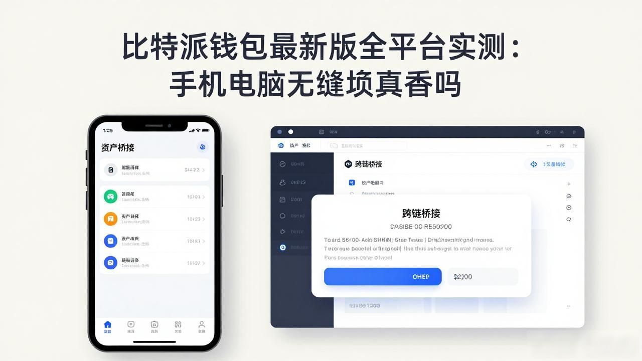 比特派钱包最新版全平台实测：手机电脑无缝切换真香吗