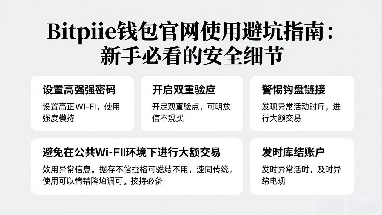 Bitpie钱包官网使用避坑指南：新手必看的安全细节
