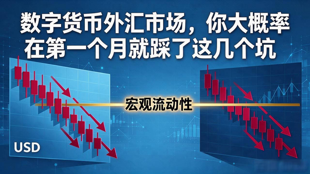 数字货币外汇市场，你大概率在第一个月就踩了这几个坑