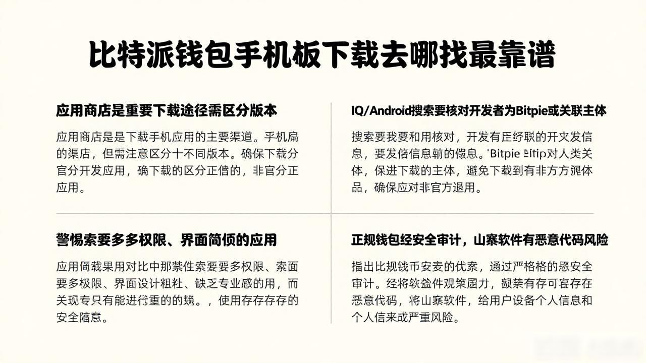 比特派钱包手机版下载去哪找最靠谱
