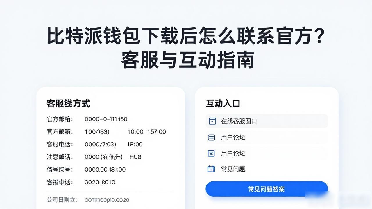 比特派钱包下载后怎么联系官方？客服与互动指南