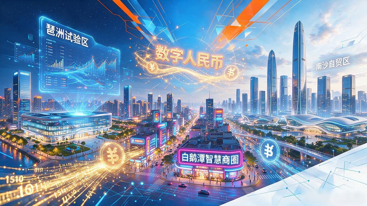 广州为什么不在数字货币试点城市名单里，和深圳的差距到底在哪