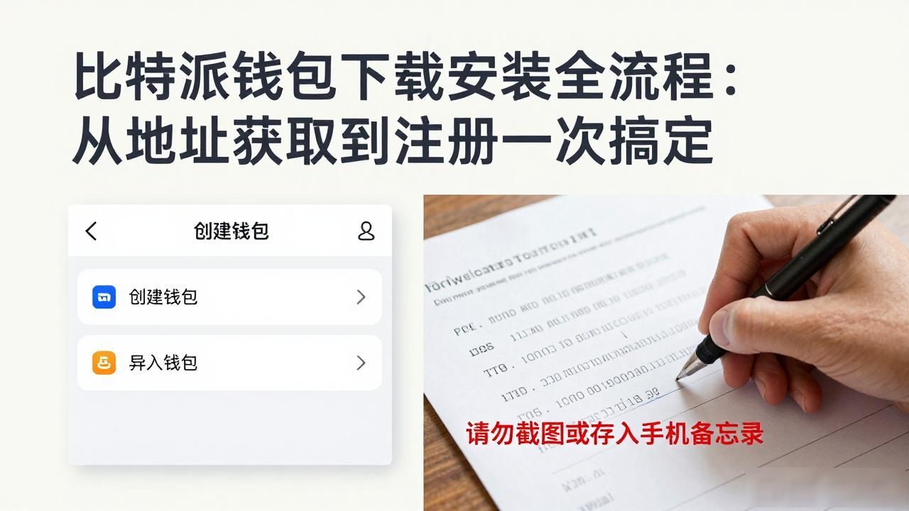 比特派钱包下载安装全流程：从地址获取到注册一次搞定