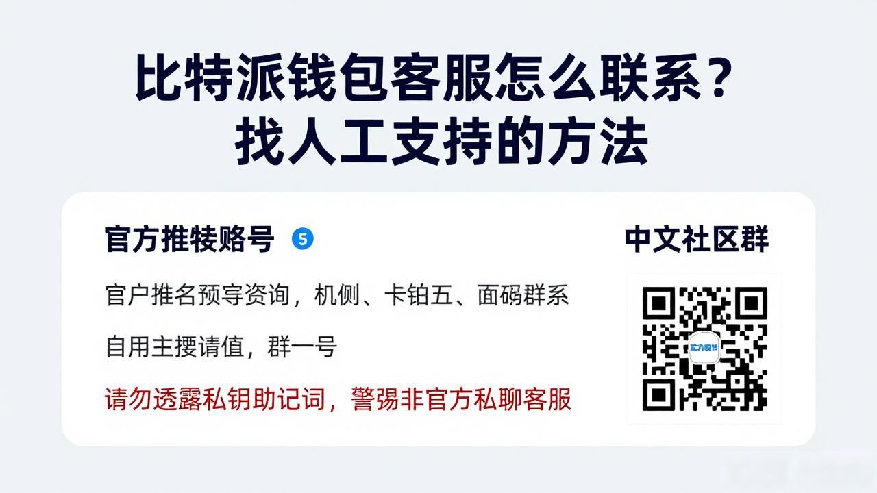 比特派钱包客服怎么联系？找人工支持的方法