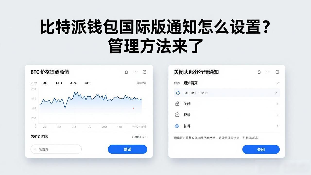比特派钱包国际版通知怎么设置？管理方法来了
