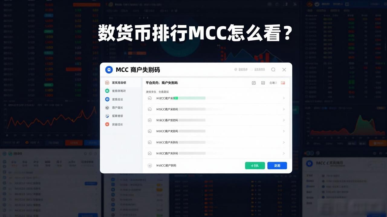 数字货币排行mcc怎么看？这几点你要了解