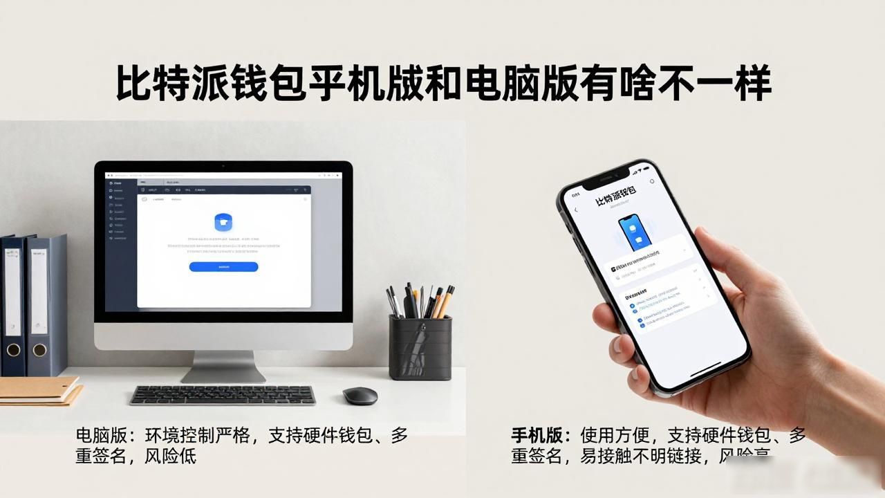 比特派钱包手机版和电脑版有啥不一样