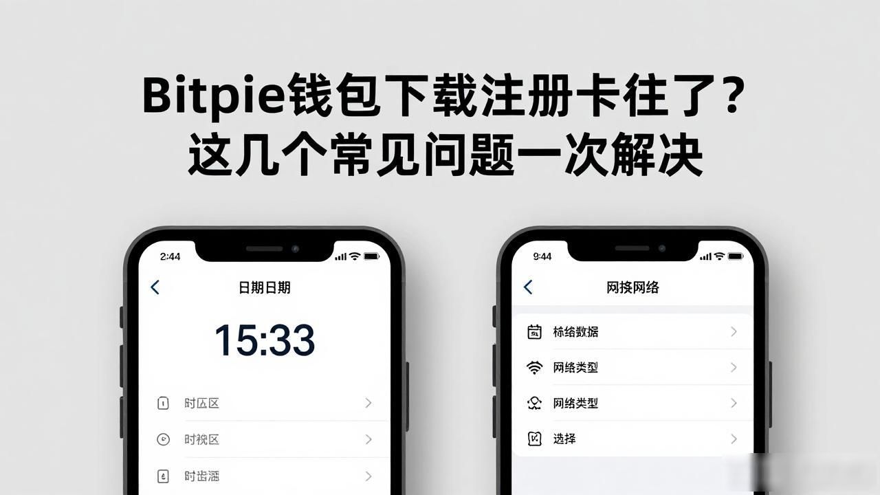 Bitpie钱包下载注册卡住了？这几个常见问题一次解决