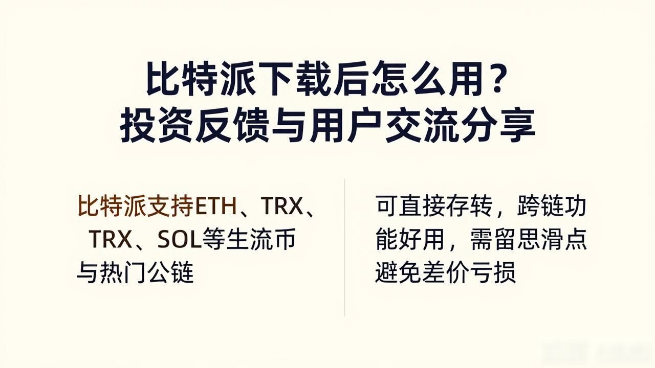 比特派官方下载 用户反馈_比特派官方下载的投资反馈与用户交流_转账速度和资产安全