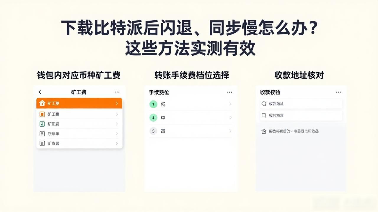 下载bitpie比特派app后的常见技术问题及解决方法_比特派app闪退_钱包同步转圈余额不显示