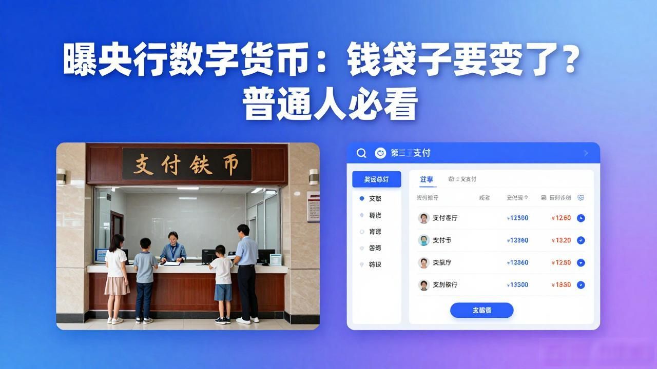 曝央行数字货币：钱袋子要变了？普通人必看
