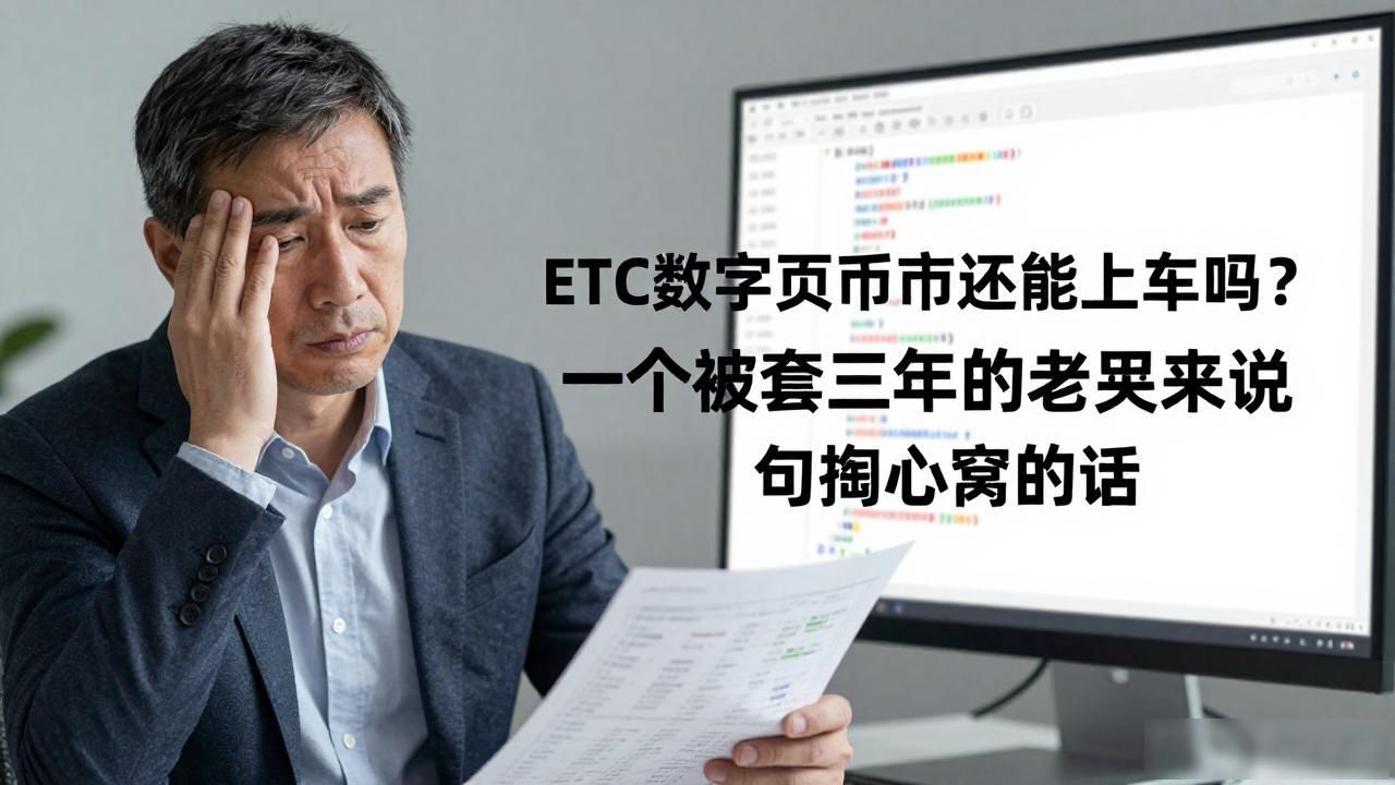 ETC数字货币上市还能上车吗？一个被套三年的老韭菜说句掏心窝的话