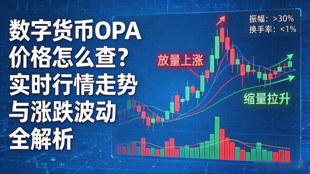 数字货币OPA价格怎么查？实时行情走势与涨跌波动全解析