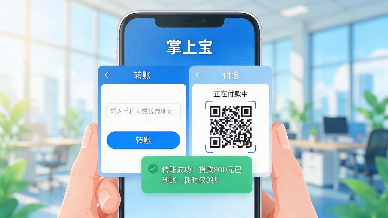 掌上宝数字货币怎么用？从实名注册到转账消费，实操全讲清楚