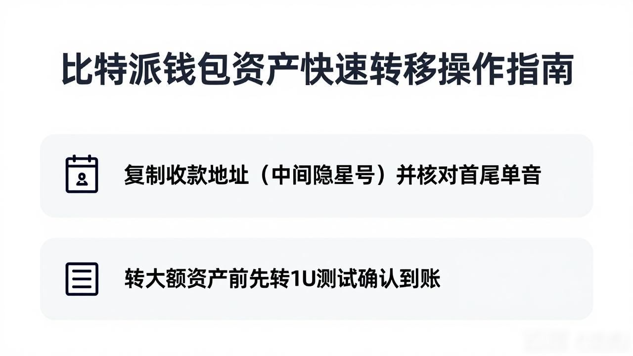 比特派钱包资产快速转移操作指南